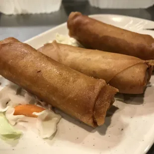 Handmade egg rolls (vegetarian)