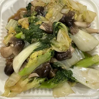 Mixed Vegetables and Mushroom with Rice