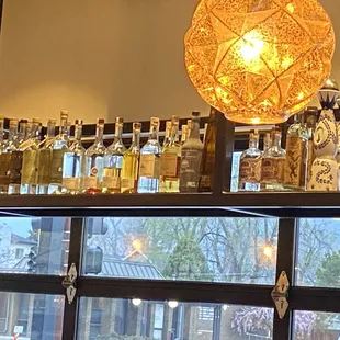 Bottles above the Bar