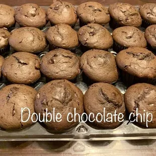 Double chocolate muffin