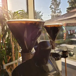 Fresh brewed coffee