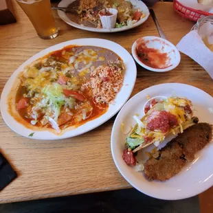Chili relleno combo, the best I've ever had.