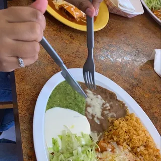 3 Enchiladas Plate