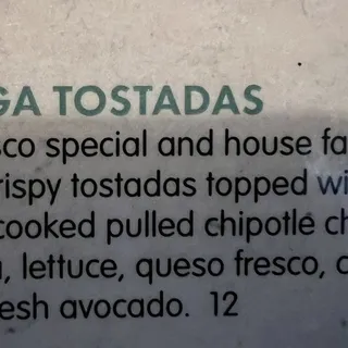 Tinga Tostadas