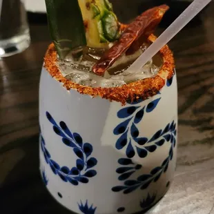 Spicy pineapple margarita