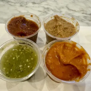Great salsas!
