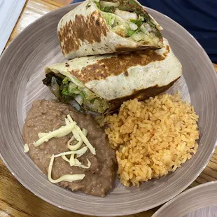 Shrimp burrito