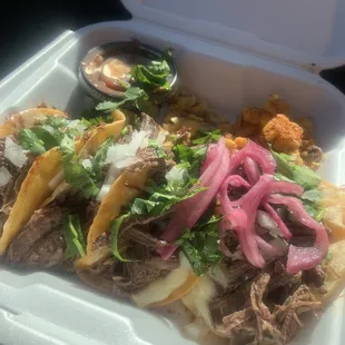 Birria tacos