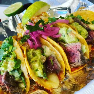 Steak tacos