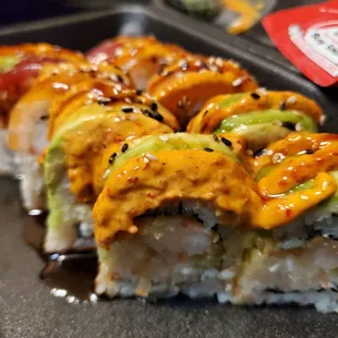 sushi, sashimi, sushi and sashimi, food