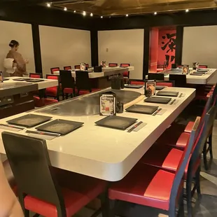 Dining area hibachi
