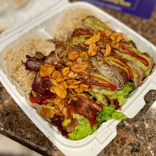 Steak roll, all toppings