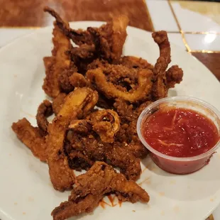 Squid strips