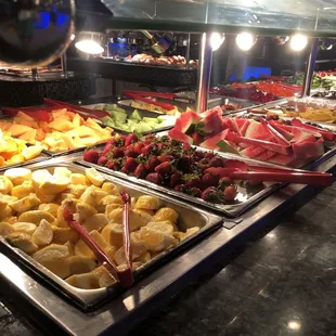 a variety of fruits and vegetables