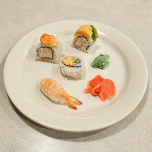Assortment of sushi