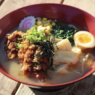 Chicken katsu ramen