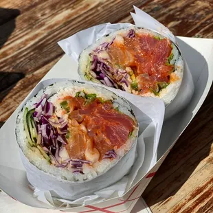 Volcanic Eruption Sushi Burrito