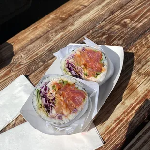 Volcanic Eruption Sushi Burrito