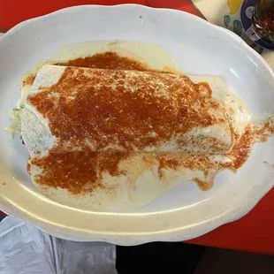 Super Burrito. It's really big, so bring your appetite.