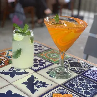 Mexican Mojito and Pueblas Paradise