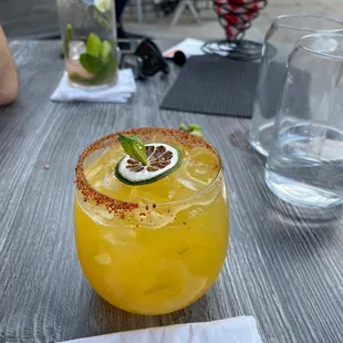 Great drinks! And the fajita burrito Fantastic!! Service wonderful