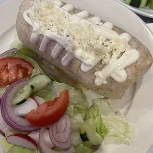 Pork burrito