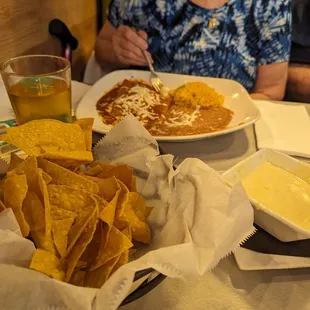 Cheese enchildas