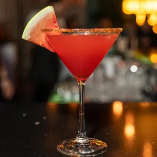 &quot;Labios Rojos&quot; Watermelon Martini