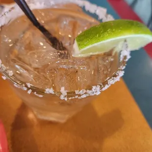 Tequila on the rocks