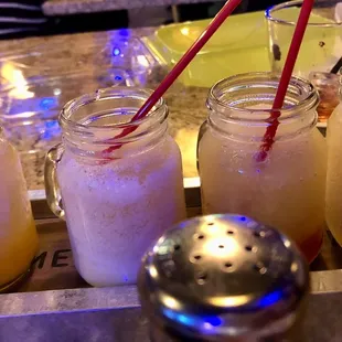 Margaritas flight frozen margaritas