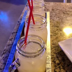 Margaritas flight on the rocks