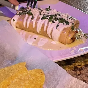 Chicken Chimichanga