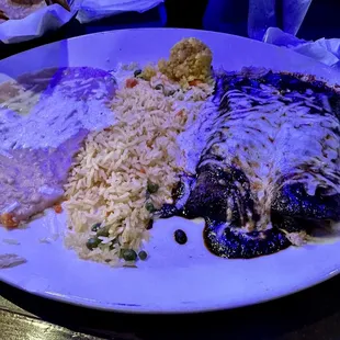 Chicken Mole Enchiladas
