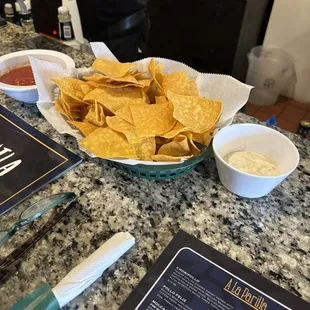 Great chips and salsa