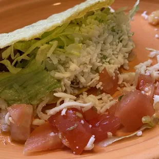Beef Taco, added Tomatoes