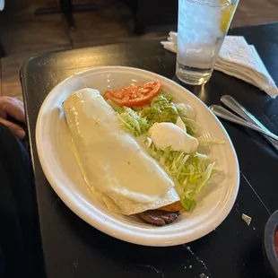 Steak Burrito (#14) lunch