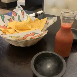 Complimentary chips &amp; salsa
