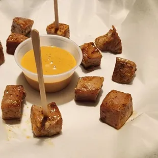 Tuna bites.. I liked the dipping sauce