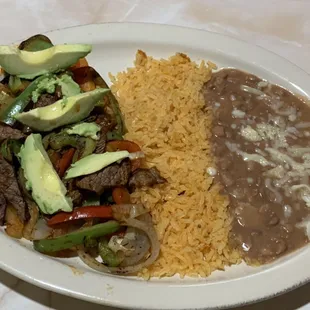 Fajita lunch w/ Avocado