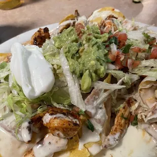 a plate of food on a table