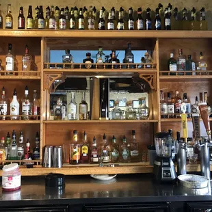 Full bar with lots of Tequila!