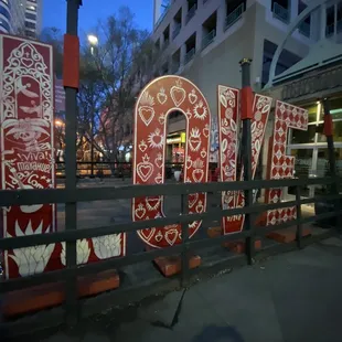 This patio is full of Love!