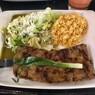 Arrachera Mexicana con Enchilada Lunch