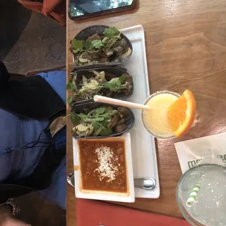 Tacos Poblanos de Arrachera Lunch