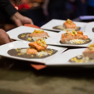 Salmon en Huitlacoche