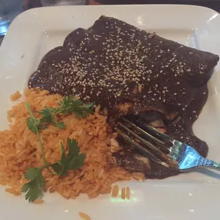 Enchiladas de Mole