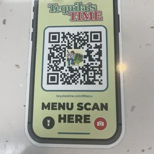 Menu scan