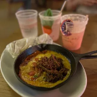 Brisket queso fundido