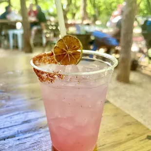 Blueberry Basil Margarita