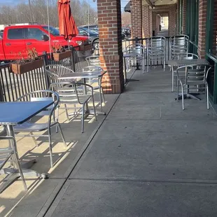 Outside seating
